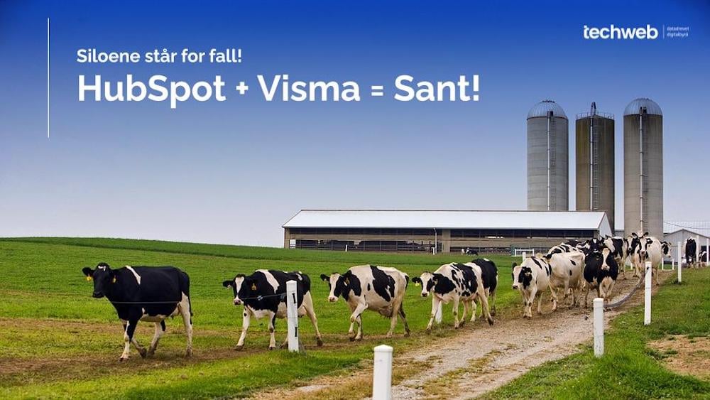 Siloene står for fall. HubSpot + Visma = Sant!