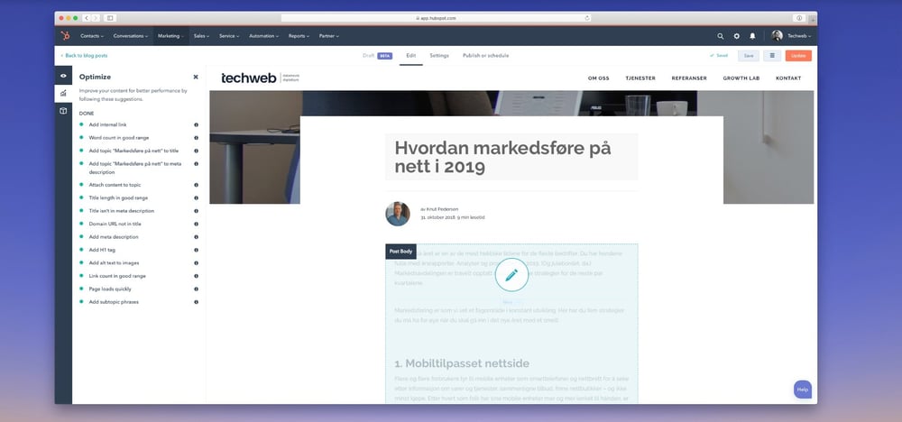 HubSpotvswordpress