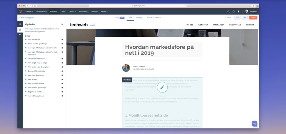 HubSpotvswordpress