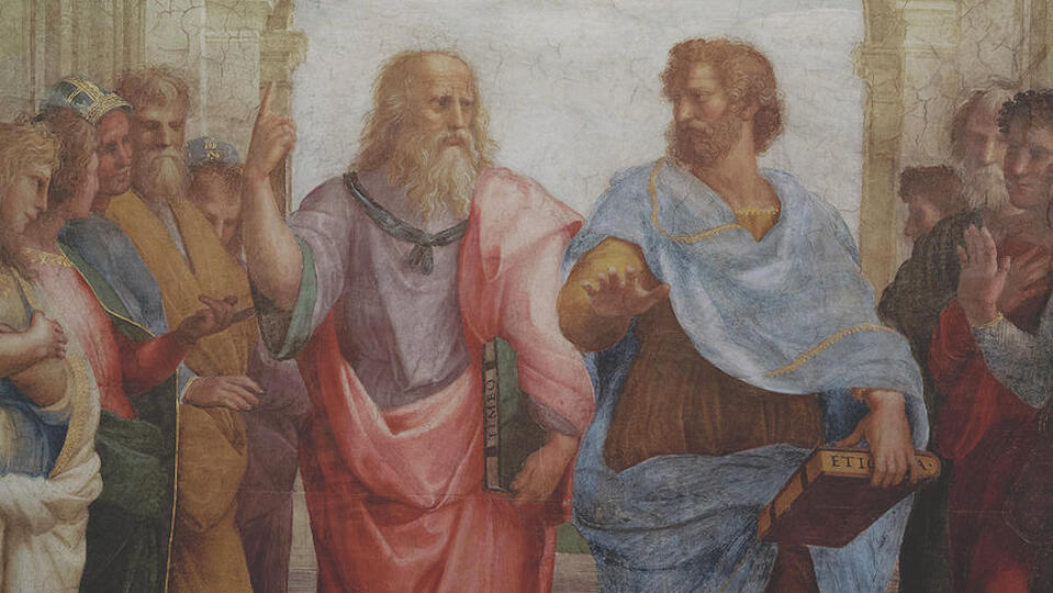 Platon og Aristoteles diskuterer lead og merkevare